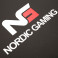 Nordic Gaming Guardian Gulvmatte (120x100cm) Svart/Rød