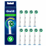 Oral-B tannbørstehoder (CrossAction) Hvit - 9-Pak