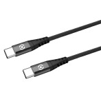 USB-C Kabel 60W - 1m (USB-C/USB-C) Svart - Celly