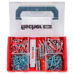 Fischer FixTainer Drill/Plugg Sort.box (Universal) 306 stk