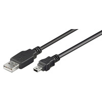 USB-Mini Kabel 3 meter (USB-A / USB-B-Mini 5-pin)