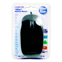 LogiLink USB Datamus 1000 dpi (Slim) Svart