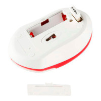 LogiLink USB Trådløs Mus (1200 dpi) Hvit/Rød
