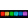 LED Solcelle lanterne m/3 frekvenser (RGB) Ultron