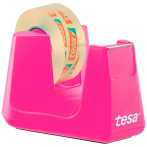 Tesa FILM Smart Tapedispenser m/4x tape (Max 15mm tape) Rosa
