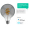 Hombli Smart Pære LED Filament G95/E27 (5,5W) Røykfarge