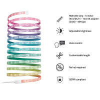 Hombli Smart Strip LED 5m (24W) RGB