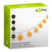 LED Innendørs Lyskjede m/timer 10 LED (Ornament) Goobay