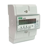 kWh måler m/LCD Kl.1 (80A) Hvit - Elteco