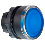 Schneider LED Lampe skrivehode (m/fjær og retur) Blå