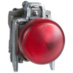 Schneider LED-lampe komplett (230V) Rød