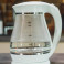Vannkoker glass m/LED (1,7 liter) Hvit - Adler