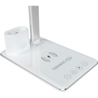 Bordlampe m/Qi 10W (Smartphone/Apple Watch/Airpod) Teratec