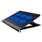 Laptop Kjøler max 17,3tm (6 vifter) Blå - Platinet