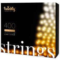 Twinkly Strings Wi-Fi lyskjede 32m - 400 LED (Gold)