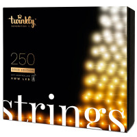 Twinkly Strings Wi-Fi Lyskjede 20m - 250 LED (Gold)