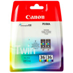 Canon CLI-36 Blekkpatron 249 sider (2pk) Farge