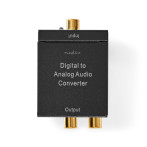 Digital til Analog Converter (RCA/Toslink til 2xRCA) Nedis