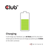 Club3D 4K USB-C Dock (5xUSB-A/2xUSB-C/DP/HDMI/LAN/3,5mm)