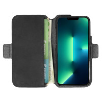 iPhone 13 Pro Max Flip-cover skinn (Wallet) Svart - Krusell