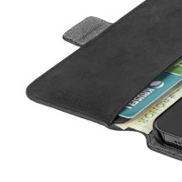 iPhone 13 Mini Flip-cover skinn (Wallet) Svart - Krusell