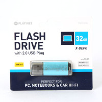 Platinet USB 2.0 Minnepenn 32 GB (Blå)