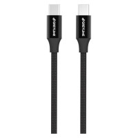 GreyLime USB-C Kabel - 1m 60W (USB-C/USB-C) Svart