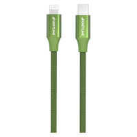 GreyLime USB-C til Lightning kabel - 1m (MFi) Grønn