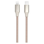 GreyLime USB-C til Lightning kabel - 2m (MFi) Beige