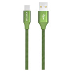 GreyLime USB-C Kabel - 1m (USB-A/USB-C) Grønn
