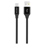GreyLime USB-C Kabel - 1m (USB-A/USB-C) Svart