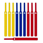 Borrelås LTC Basic 17cm (blå/gul/rød) 10-Pack