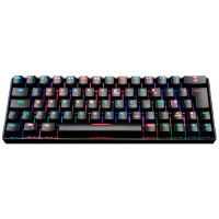 Fourze GK60 Bluetooth Gaming Tastatur m/RGB (Outemu) Svart