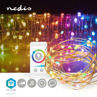 Nedis SmartLife LED lyskjede - 5m (Utendørs) Farge
