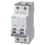 Siemens Automatsikring C 2A (400V-6kA) 2p
