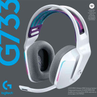 Logitech G733 Lightspeed Gaming Headset (Trådløs) Hvit