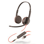 Poly Blackwire C3225 Stereo Headset (USB-A/3,5mm)