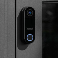 Hombli Smart Doorbell 2 sett (inkl. Ringklokkemottaker) Sort