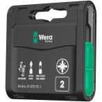 Wera Bit-Box 20 BTH PZ Tverrsnittsbits - PZ2 (20 stk)