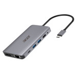 USB-C Dock 11-i-1 (HDMI/DP/RJ45/USB-C/USB-A/SD) Acer