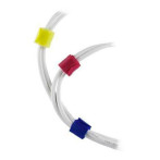 Kabelbuntebånd (Velcrobånd/Bånd i farger) 10-Pack