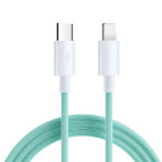 SiGN Boost USB-C kabel 20W - 1m (USB-C/Lightning) Grønn