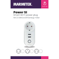 Marmitek Smart Power SI Stikkontakt m/Energimåler (USB)