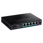 TRENDnet TPE TG350 Nettverk Switch PoE+ (5 Port) Gigabit