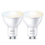 WiZ WiFi LED pære GU10 - 4,7W (50W) Hvit - 2-Pack
