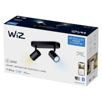 WiZ Imageo LED Spotlight - 2-punkts (Varm/kjølig hvit) Svart