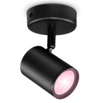 WiZ Imageo LED Spotlight - 1-punkts (farge) Svart