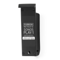Flexson veggfeste for Sonos PLAY:1 - Svart (Single)