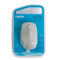 Rapoo M300 Trådløs Mus (Bluetooth/2,4GHz) Lysegrå