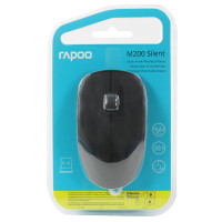 Rapoo M200 Trådløs Mus (Bluetooth/2,4GHz) Svart